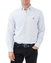 Rodd & Gunn Gunn Check Oxford Sports Fit Shirt In Royal