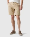Rodd & Gunn The Peaks Cotton-blend Over-dyed Classic Fit Shorts In Sand