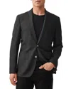 Rodd & Gunn Thorton Slim Sports Fit Wool Blazer In Charcoal