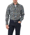 Rodd & Gunn Torrance Street Long Sleeved Sports Fit Button Down Shirt In Multi
