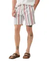 Rodd & Gunn Men's Wellpark Avenue Stripe Drawstring Shorts In Garnet