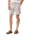 Rodd & Gunn Men's Wellpark Avenue Stripe Drawstring Shorts In Multi