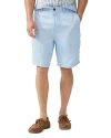 Rodd & Gunn Westlock Linen Shorts In Aquamarine