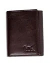 Rodd & Gunn Westport Trifold Wallet In Dark Brown