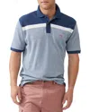 Rodd & Gunn Whitby Color Block Regular Fit Polo Shirt In Indigo