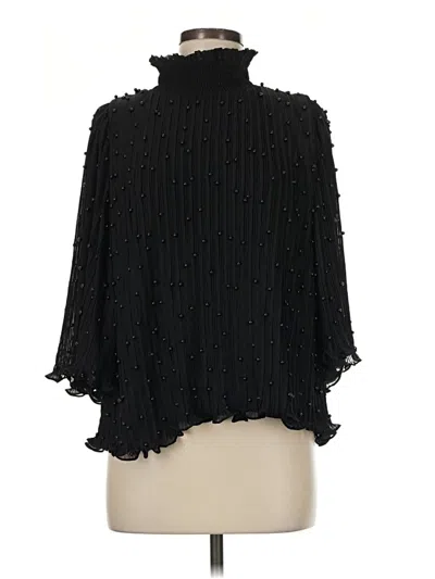 Pre-owned Rodebjer 3/4 Sleeve Blouse In Black