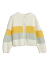 Rodebjer Aldonza Stripe Cardigan In Neutral