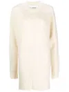 Rodebjer Alpaca-blend Knitted Mini Dress In Neutrals