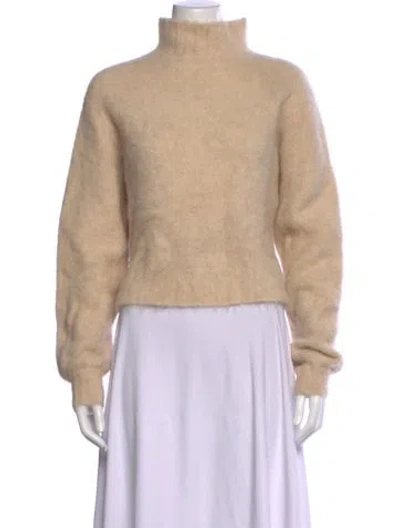 Pre-owned Rodebjer Alpaca Turtleneck Sweater In Neutrals