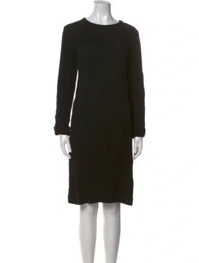 Pre-owned Rodebjer Bateau Neckline Midi Length Dress In Black