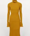 Rodebjer Blush Turtleneck Top In Golden Hay In Multi