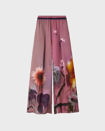 Rodebjer Trousers Berta Flower In Pink