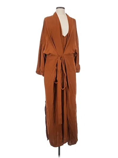 Pre-owned Rodebjer Casual Dress In Brown