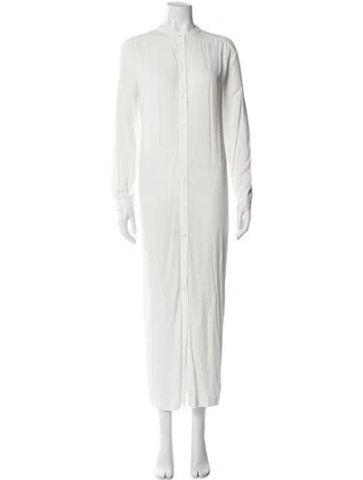 Pre-owned Rodebjer Crew Neck Long Dress In Neutral