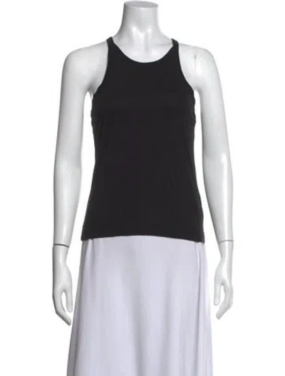 Pre-owned Rodebjer Crew Neck Sleeveless Top In Black