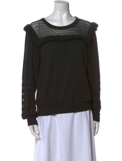 Pre-owned Rodebjer Crew Neck Sweater In Black