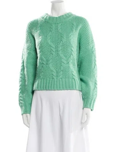 Pre-owned Rodebjer Crew Neck Sweater In Green