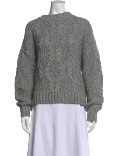 Pre-owned Rodebjer Crew Neck Sweater In Grey
