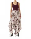 Rodebjer Dasha Sleeveless Bodysuit In Winetasting In Multi