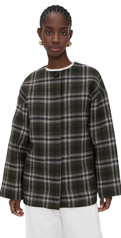 Rodebjer Dorila Duffle Jacket Dark Moss In Green