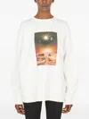 Rodebjer Graphic-print Sweatshirt In White