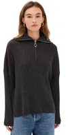 Rodebjer Harper Pullover Dark Grey Melange In Gray
