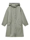 Rodebjer Hooded Parka In Gray