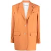 Rodebjer Vera Single-breasted Blazer In Orange