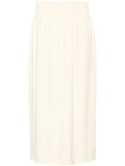 Rodebjer Joanne Midi Skirt In Nude & Neutrals