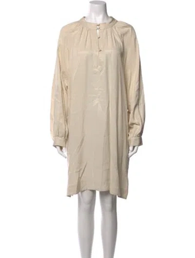 Pre-owned Rodebjer Knee-length Dress W/ Tags In Neutrals