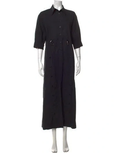 Pre-owned Rodebjer Long Dress In Black