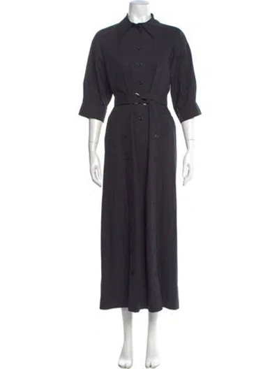 Pre-owned Rodebjer Long Dress In Gray