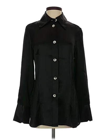Rodebjer Long Sleeve Blouse In Black