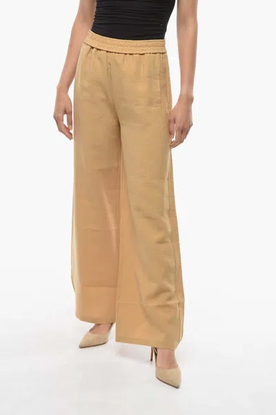 Rodebjer Mercier Palazzo Pants In Brown