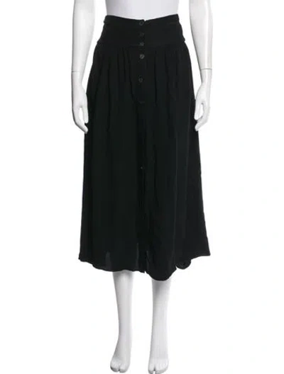 Pre-owned Rodebjer Midi Length Skirt In Black