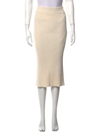 Pre-owned Rodebjer Midi Length Skirt In Neutrals