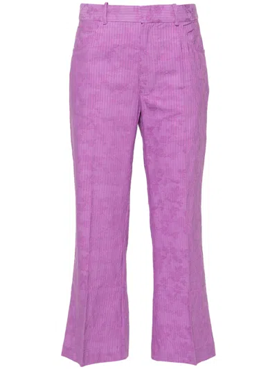 RODEBJER RODEBJER MISO STRIPE PANTS SLIM CROPPED