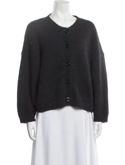 Pre-owned Rodebjer Open Front Sweater In Grey