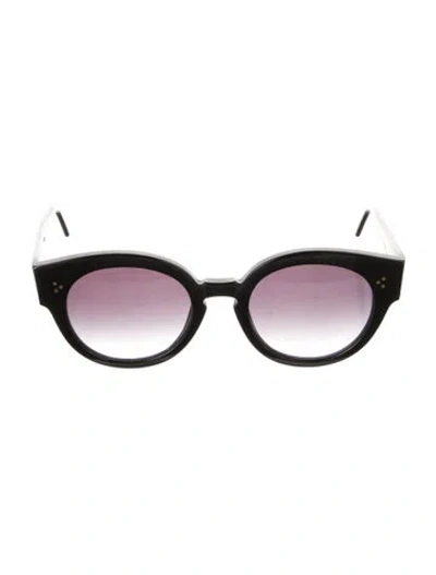 Pre-owned Rodebjer Oversize Gradient Sunglasses In Black