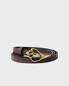 Rodebjer Petit Shell Pebble Belt Guld/brun In Brown