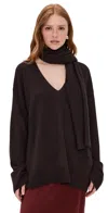 Rodebjer Phlox Sweater Chocolate Torte In Brown