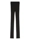 Rodebjer Ribbed-knit Trousers In Black