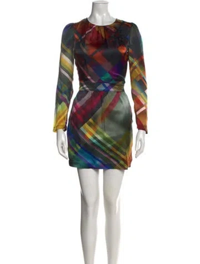 Pre-owned Rodebjer Silk Mini Dress In Red