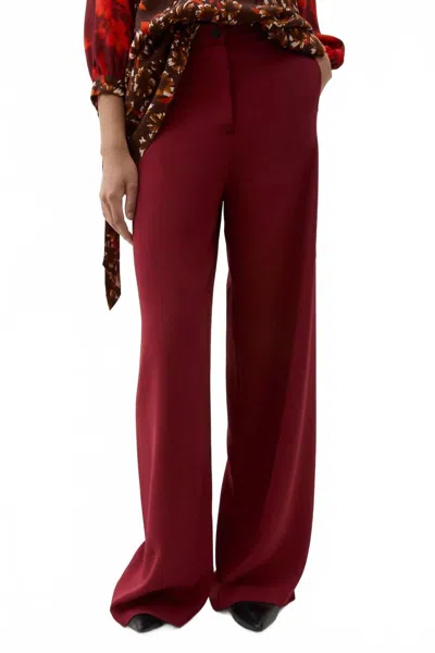 Rodebjer Sini Pant In Burnt Umber In Red