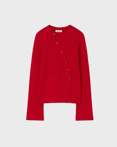 Rodebjer Cardigan Judia Fluffy In Red