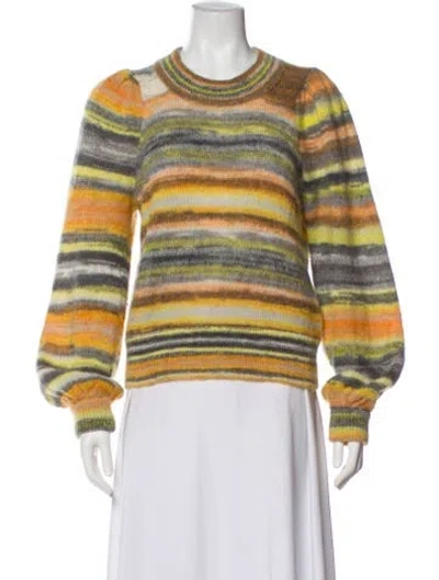 Pre-owned Rodebjer Striped Crew Neck Sweater In Multi