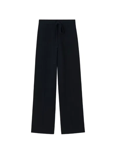 Rodebjer The Esme Drawstring-waist Trousers In Black