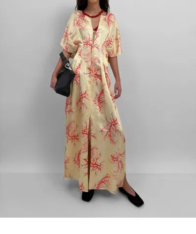 Rodebjer The Kylie Maxi Dress In Seaweed In Brown
