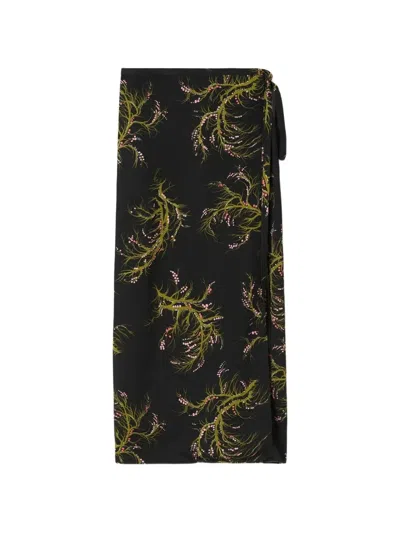 Rodebjer Verona Floral-print Wrap Midi Skirt In Multi