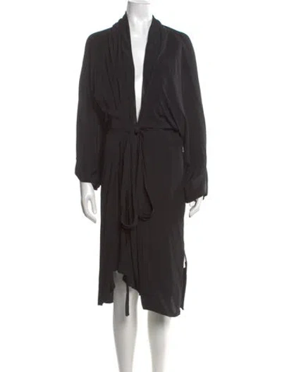 Pre-owned Rodebjer V-neck Midi Length Dress In Multi